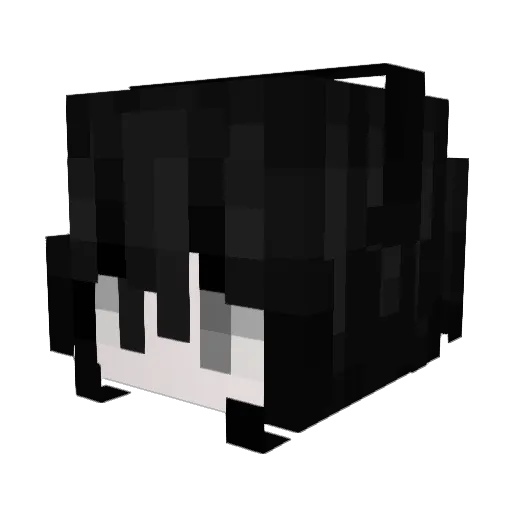 I1kr Minecraft avatar head, 3D render