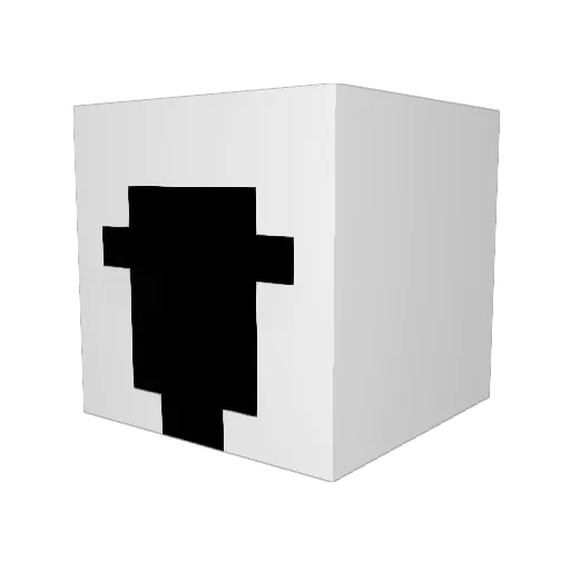I2esonance Minecraft avatar head, 3D render