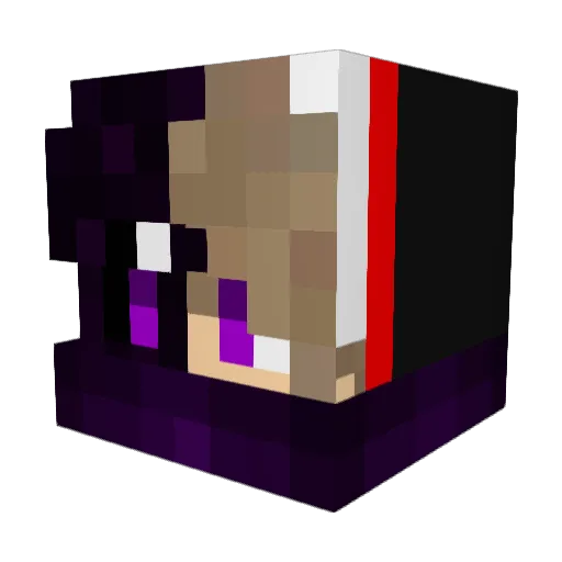 I3Cubed0 Minecraft avatar head, 3D render
