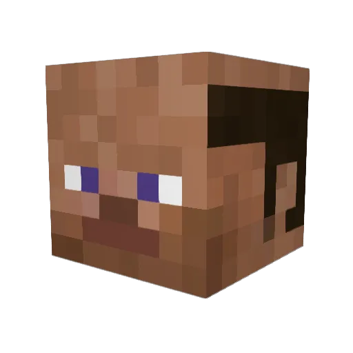 I3alix Minecraft avatar head, 3D render
