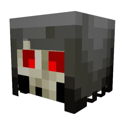 I3eCynical Minecraft avatar head, 3D render