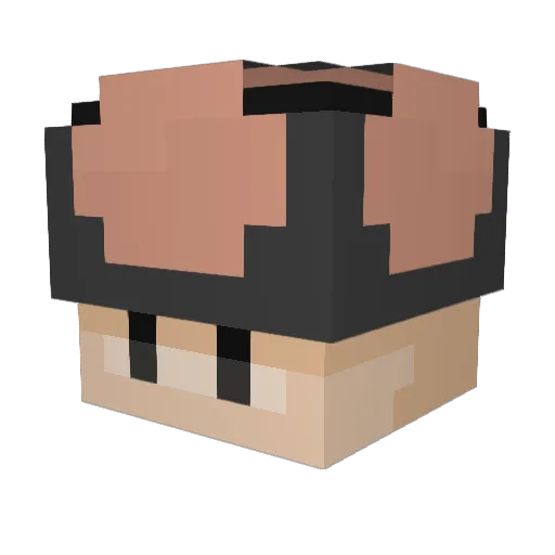 I3lfford Minecraft avatar head, 3D render