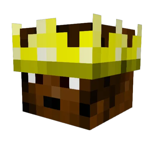 I3raad Minecraft avatar head, 3D render