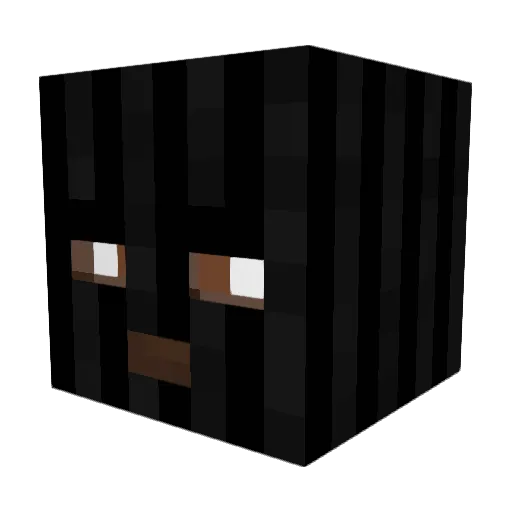 I3rown Minecraft avatar head, 3D render