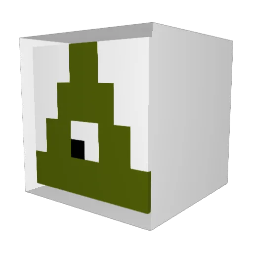 I420BlazeItM8 Minecraft avatar head, 3D render