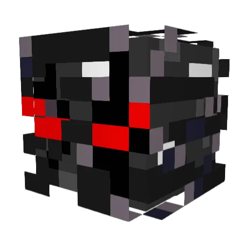 I5268 Minecraft avatar head, 3D render