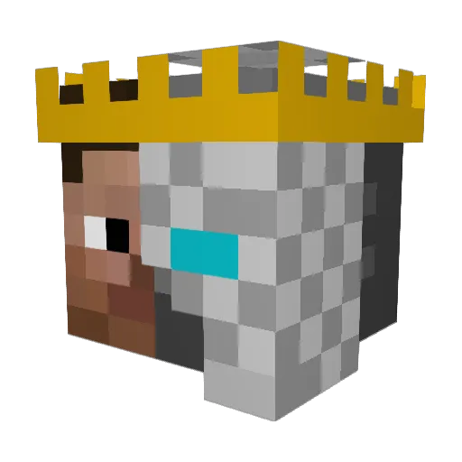 I5ank Minecraft avatar head, 3D render