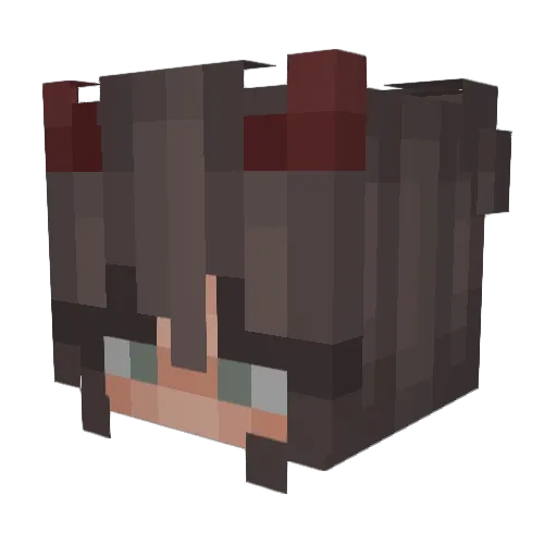 I7kota Minecraft avatar head, 3D render