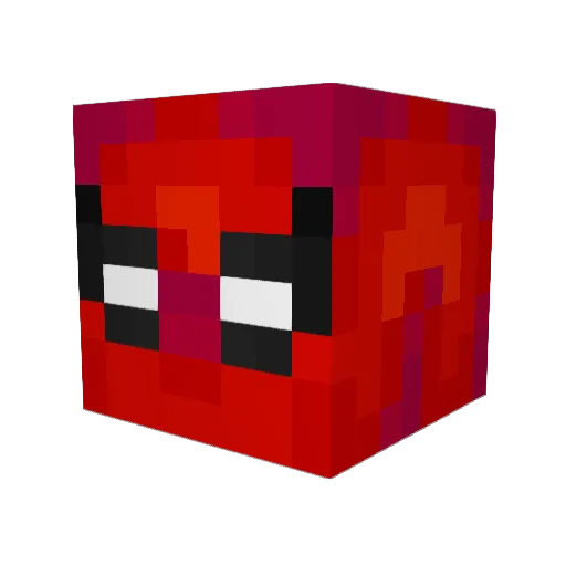 I8BlkPeople Minecraft avatar head, 3D render