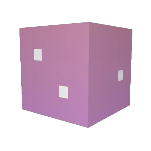 I8U778 Minecraft avatar head, 3D render