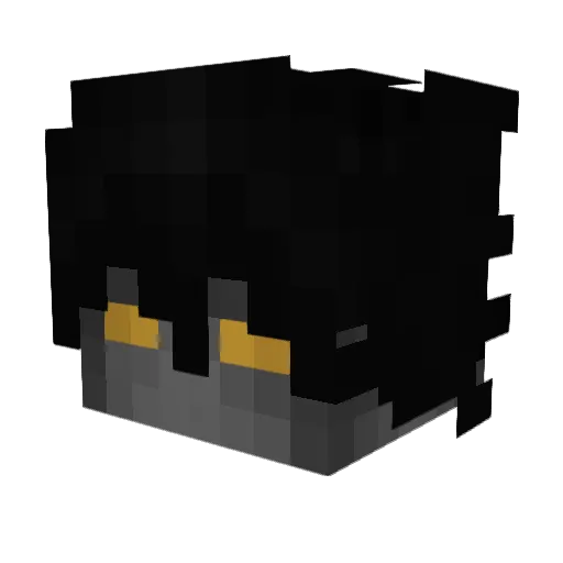 I8ale Minecraft avatar head, 3D render