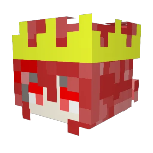 IAKUNDAZOOO Minecraft avatar head, 3D render