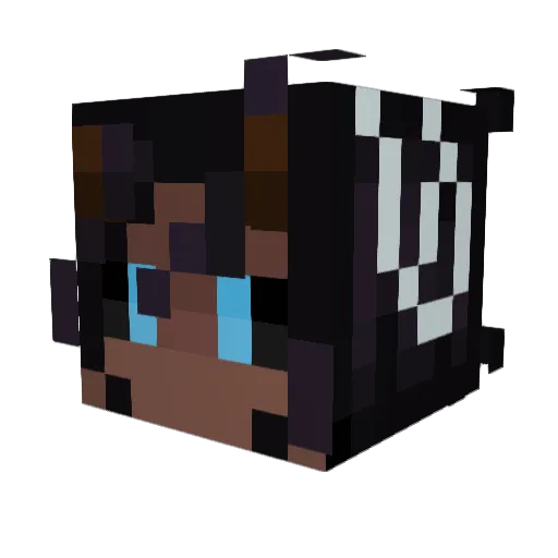 IAMB33ZS Minecraft avatar head, 3D render