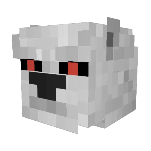 IAMBATTLEBEAST Minecraft avatar head, 3D render