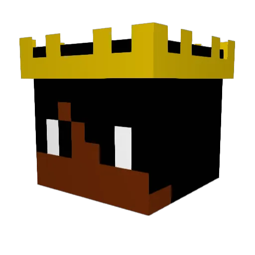 IAMTHEONEDONTWE Minecraft avatar head, 3D render