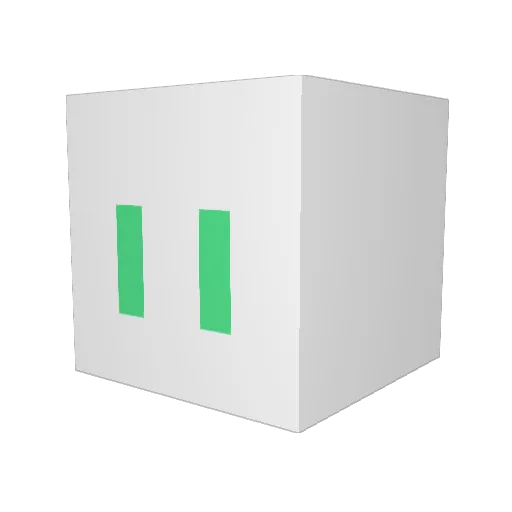 IAMUENG Minecraft avatar head, 3D render