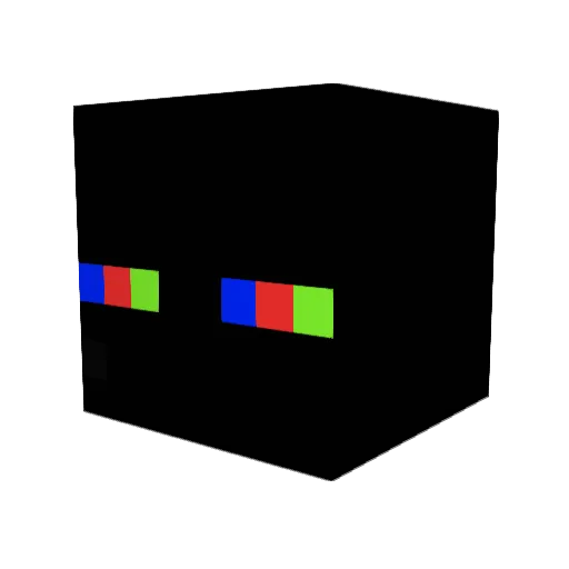 IANB55 Minecraft avatar head, 3D render