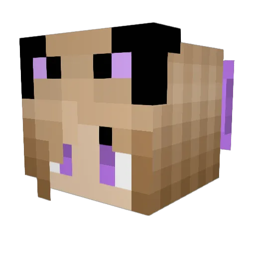 IANimation Minecraft avatar head, 3D render