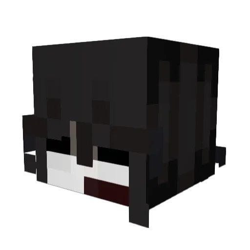 IAOV Minecraft avatar head, 3D render