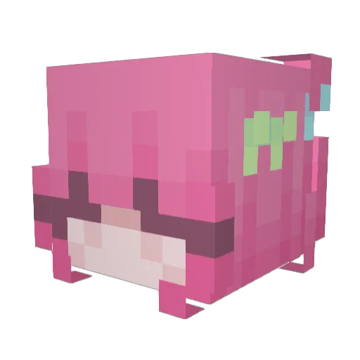 IAlM Minecraft avatar head, 3D render