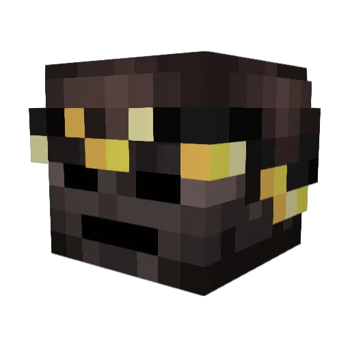 IAmChocco Minecraft avatar head, 3D render