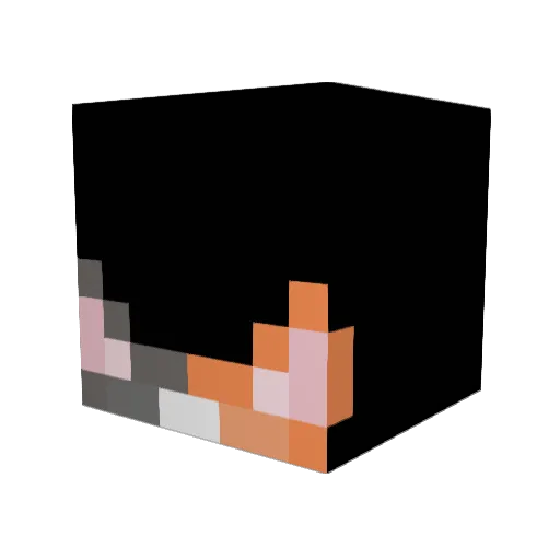 IAmDaOof Minecraft avatar head, 3D render