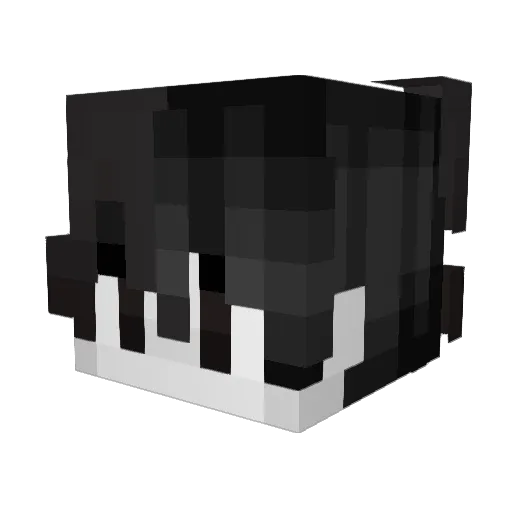IAmFele Minecraft avatar head, 3D render