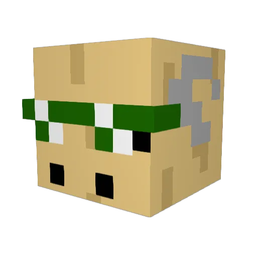IAmJustUser Minecraft avatar head, 3D render