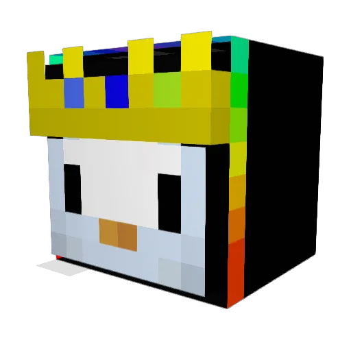 IAmLeaooooo Minecraft avatar head, 3D render