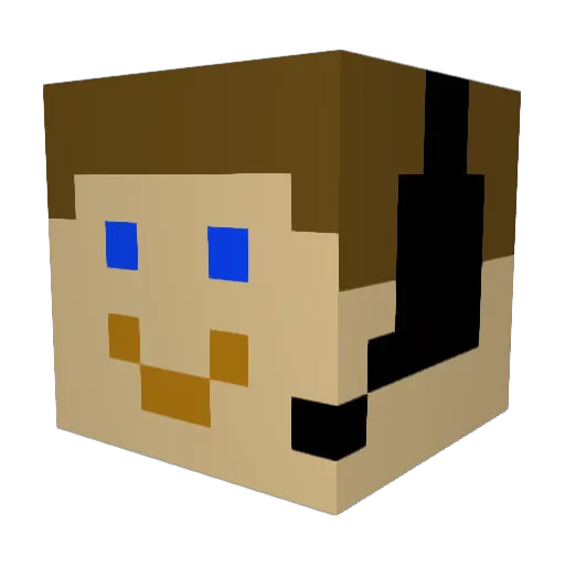IAmLeroy_ Minecraft avatar head, 3D render
