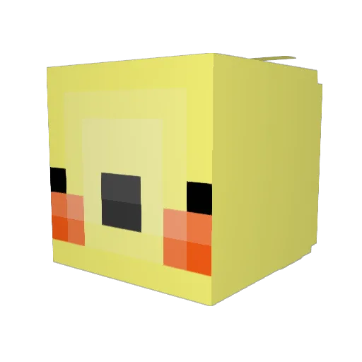 IAmLez Minecraft avatar head, 3D render