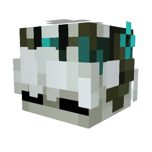 IAmLightYagami Minecraft avatar head, 3D render