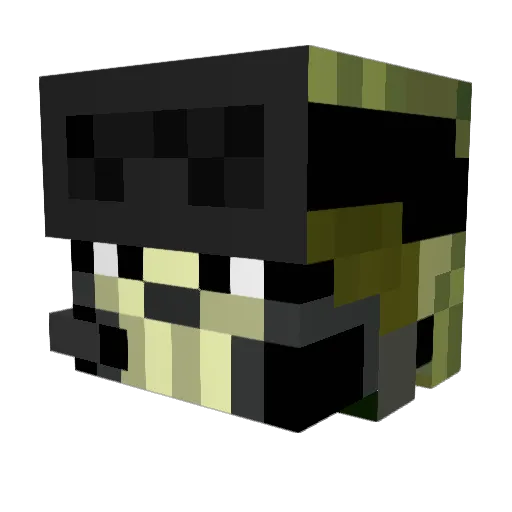 IAmLogic7 Minecraft avatar head, 3D render