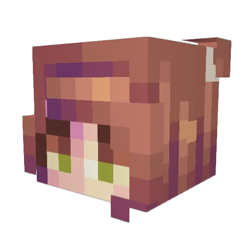 IAmLucifer1 Minecraft avatar head, 3D render