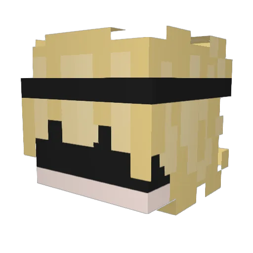 IAmMrDiego Minecraft avatar head, 3D render