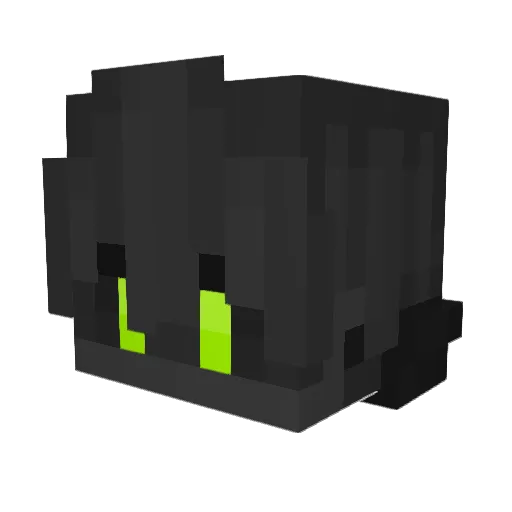 IAmNotMadboy Minecraft avatar head, 3D render