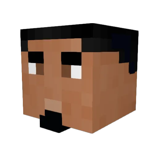 IAmOliverQueen Minecraft avatar head, 3D render