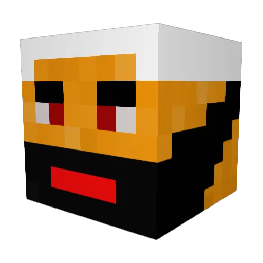 IAmOllie_ Minecraft avatar head, 3D render