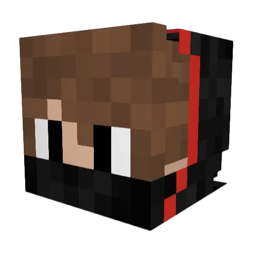 IAmSoDone Minecraft avatar head, 3D render