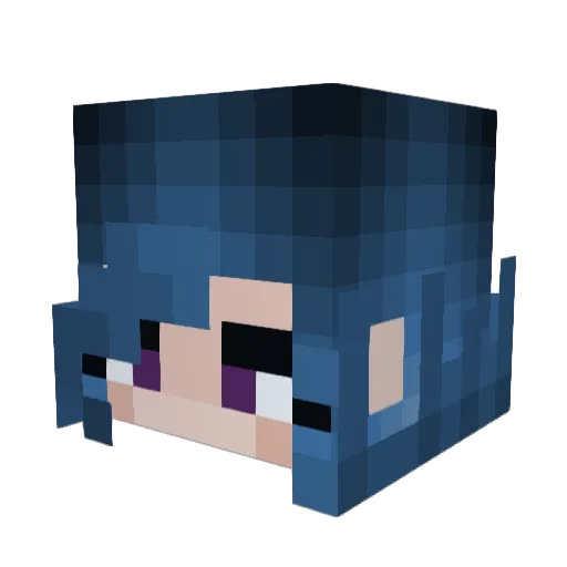 IAmSp33d Minecraft avatar head, 3D render