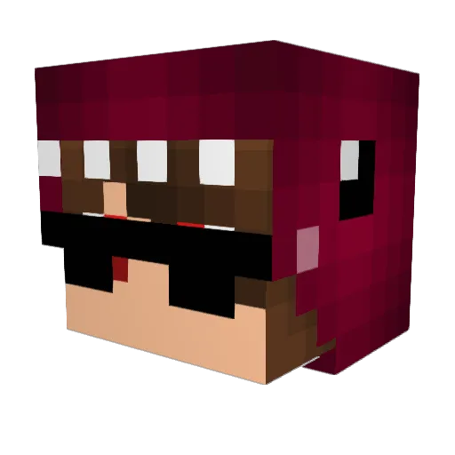 IAmTh3CowKill3r Minecraft avatar head, 3D render