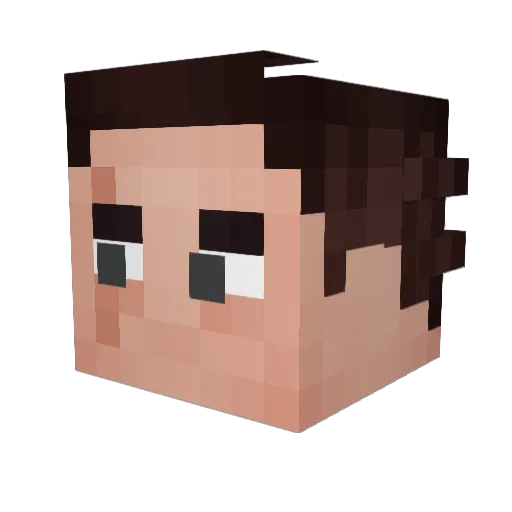 IAmTheLich Minecraft avatar head, 3D render
