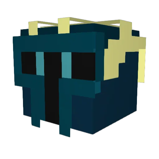 IAmTheUsurper Minecraft avatar head, 3D render
