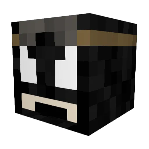 IAmYtS7Grem Minecraft avatar head, 3D render