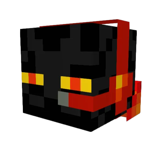 IBEDICKY Minecraft avatar head, 3D render