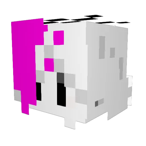 IBERIKO841 Minecraft avatar head, 3D render