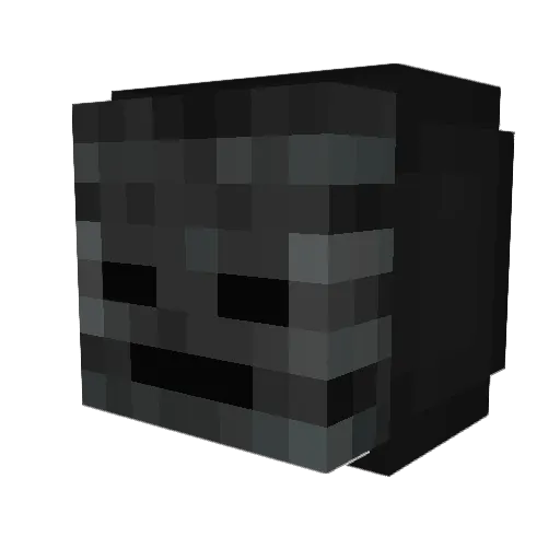 IBIMSMIO Minecraft avatar head, 3D render