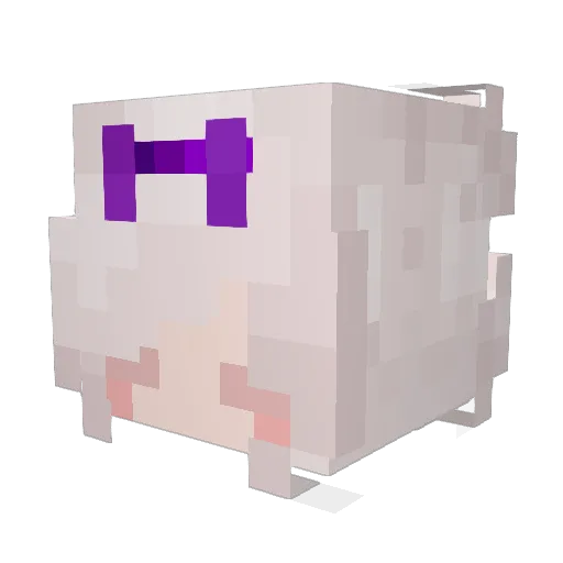 IB_AFOL_JY Minecraft avatar head, 3D render