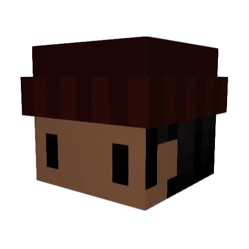IBaby_Face Minecraft avatar head, 3D render