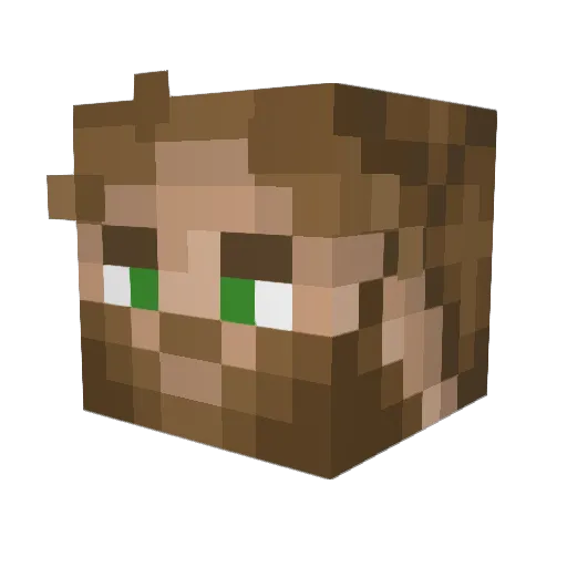 IBajaBlasterI Minecraft avatar head, 3D render